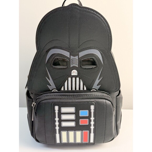 Disney Parks Loungefly Mini Backpack Darth Vader Star Wars Glow In The Dark New main image 5